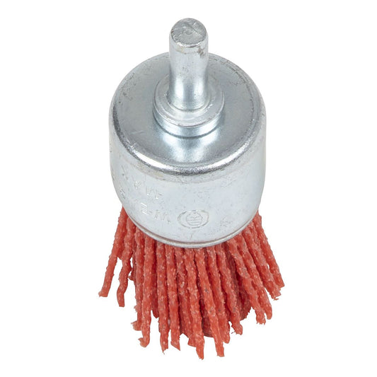 Sealey 25mm Nylon Filament End Brush with 6mm Shaft NFBE25