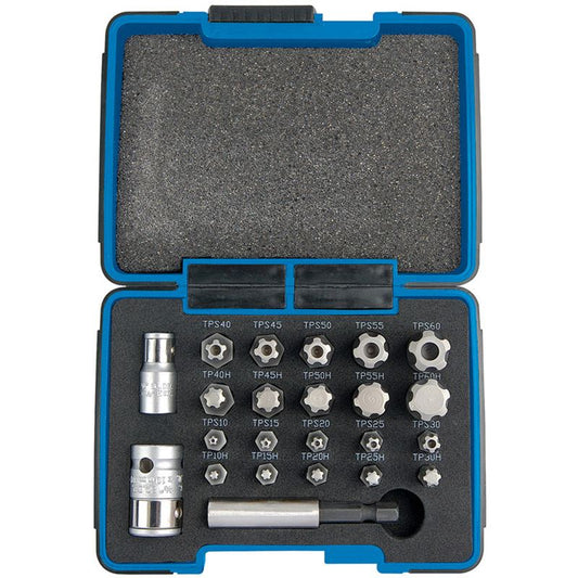 Draper Expert 1/4, 3/8" Square Drive Tx-Star Plus Bit Set 23 Piece 23241