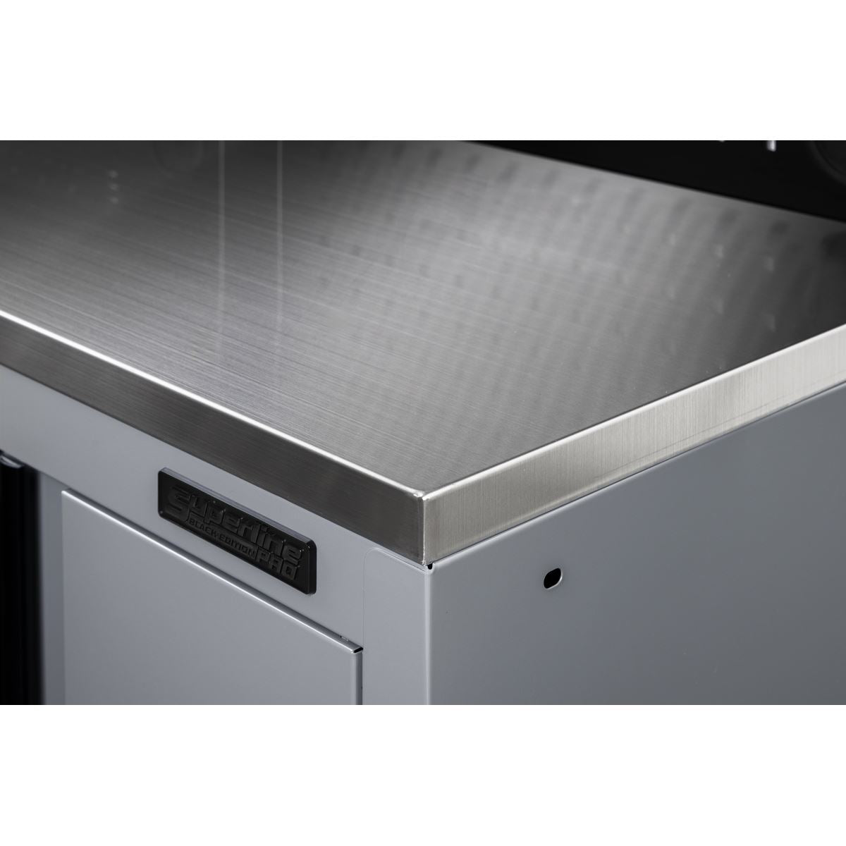 Sealey Superline Black Edition Stainless Steel Worktop 1360mm APMS30SSB