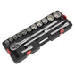 Sealey Socket Set 3/4"Sq Drive 12-point WallDrive 15pc Metric AK2583