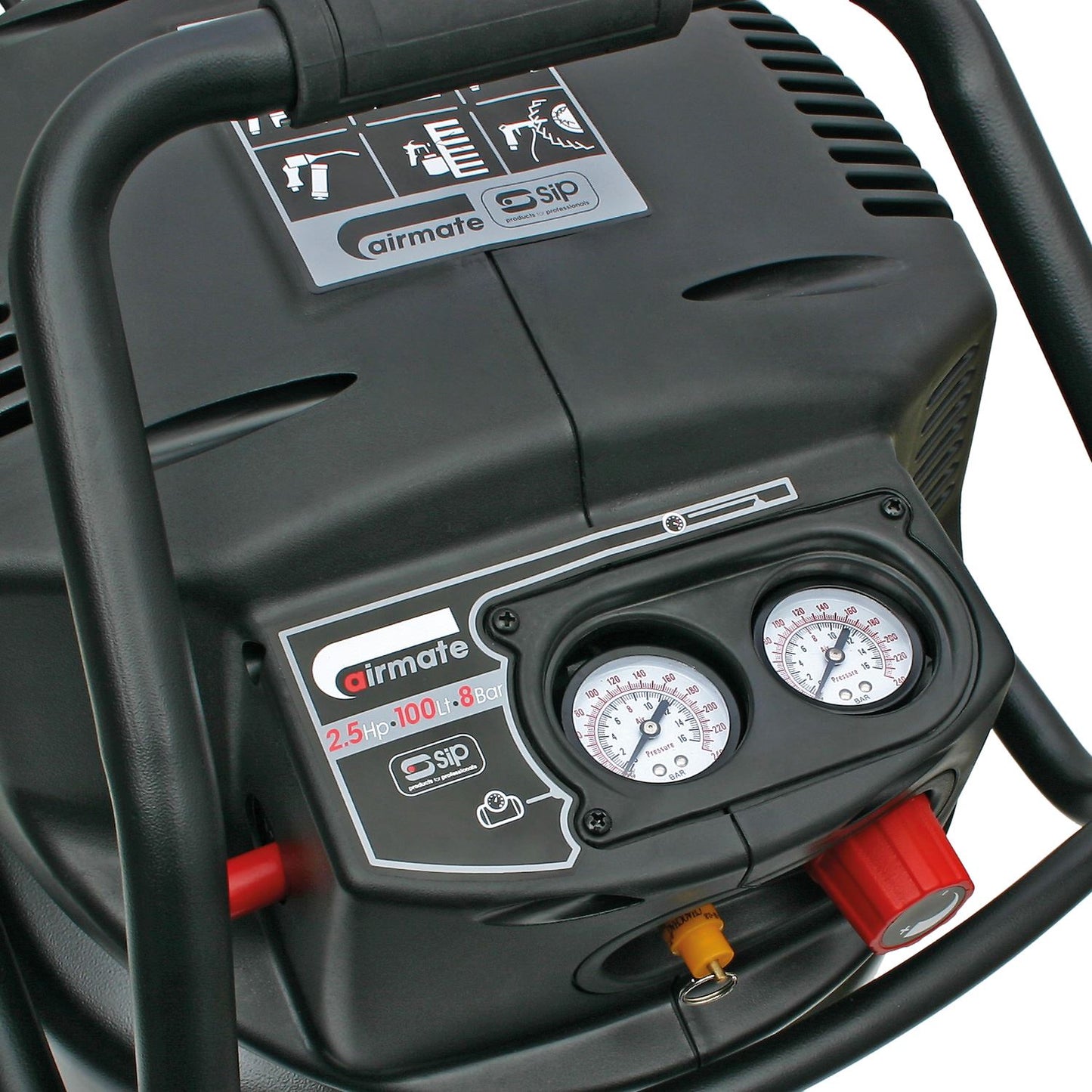 SIP Industrial V300/100 100ltr Vertical Direct Drive Compressor