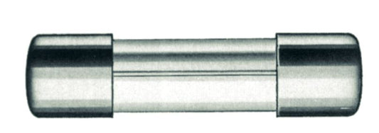 Bussmann 10x Glass tube fuse 5x20 slow 6.3 A