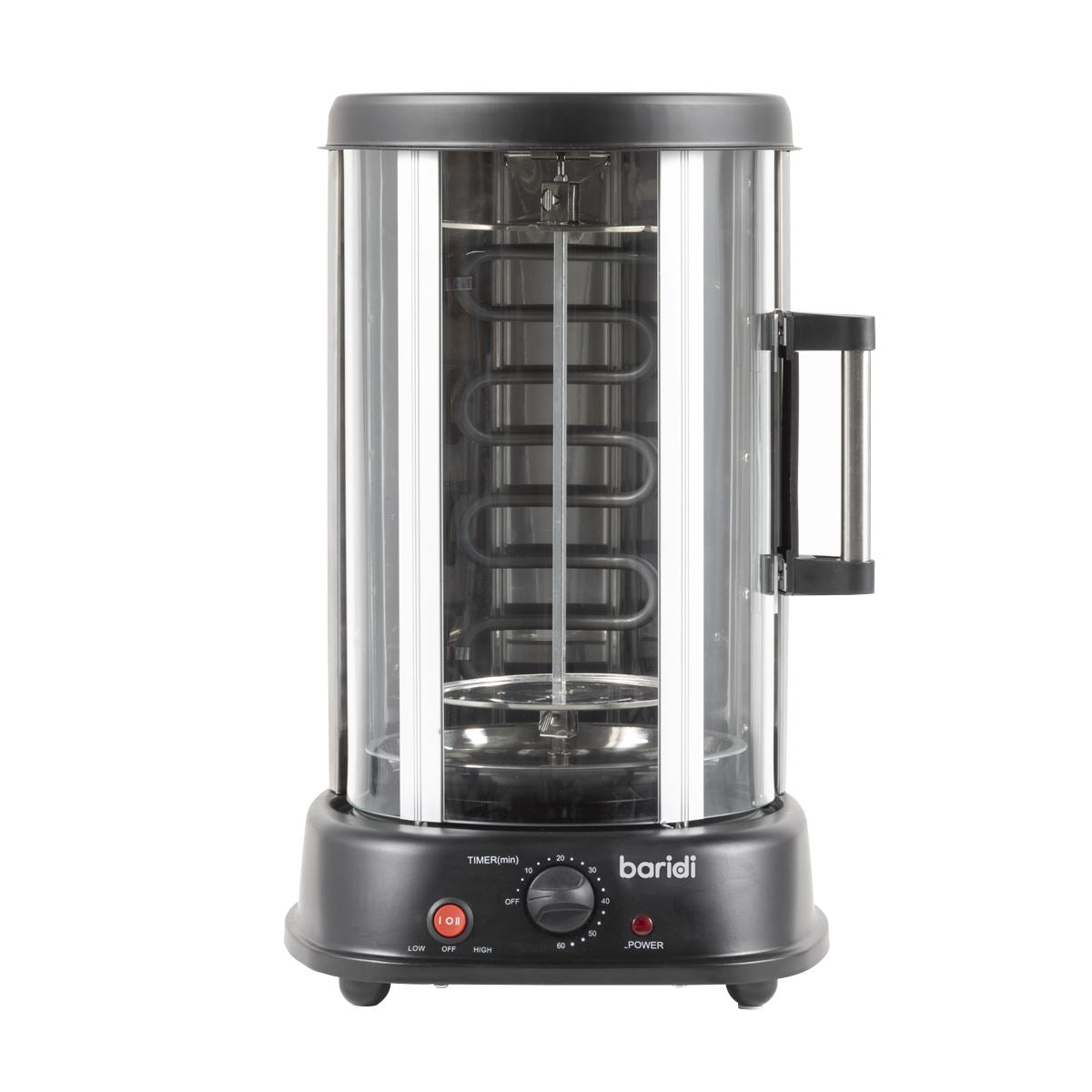 Sealey Baridi Rotisserie Grill, Kebabs, Gyros, Skewers, Roasts, 1500W, 21L, Black DH216