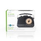 Nedis FM Radio 4.5W Carrying Handle Black RDFM5000BK