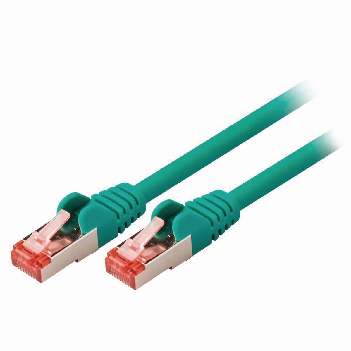 Nedis Cat 6 S/FTP Network Cable RJ45 Male to RJ45 Male 1.5m Green CCGP85221GN15