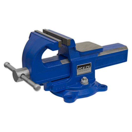 Sealey Vice 125mm Quick Action Swivel Base SG Iron QAVE125