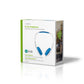 Nedis Wired Headphones 1.2 Round Cable On-ear Blue/White - HPWD4200BU