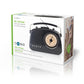 Nedis FM Radio 4.5W Carrying Handle Black RDFM5000BK