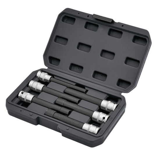 Draper Extra Long E-Type Sockets, 1/2" Sq. Dr. (6 Piece)