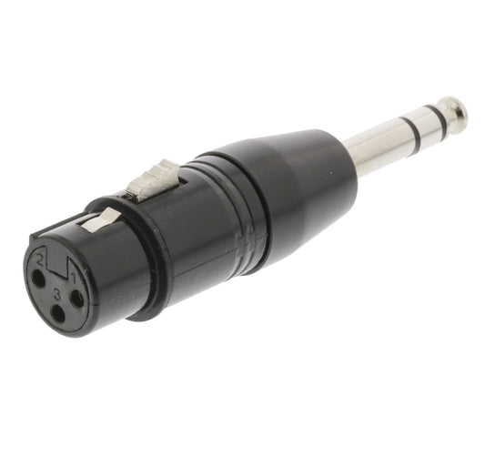 Sweex XLR Adapter XLR 3-Pin Female to 6.35mm Male Black SWOP15941B