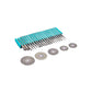 Amtech 25 Piece Micro Diamond Burr Cutting Etching Polishing Set 1/8" Shank Fit - E1855