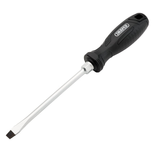 Draper Slotted Hard Grip Screwdriver, 8.0 x 150mm
