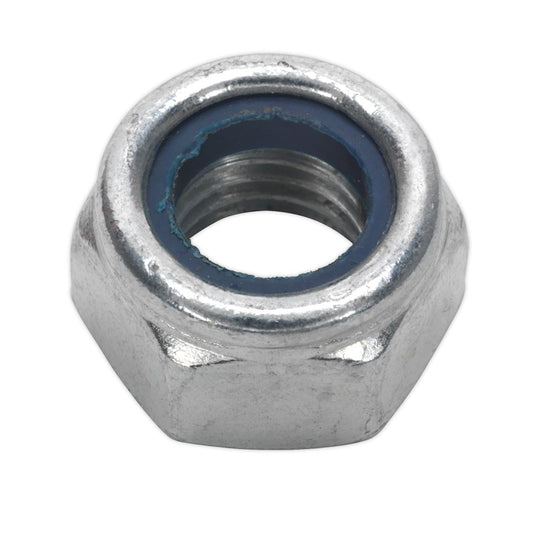 Sealey Nylon Locknut M14 Zinc Pack of 25 NLN14