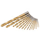Draper 18549 Titanium Drill Bit Set 15 Piece Nitride Coated HSS Straight Shank