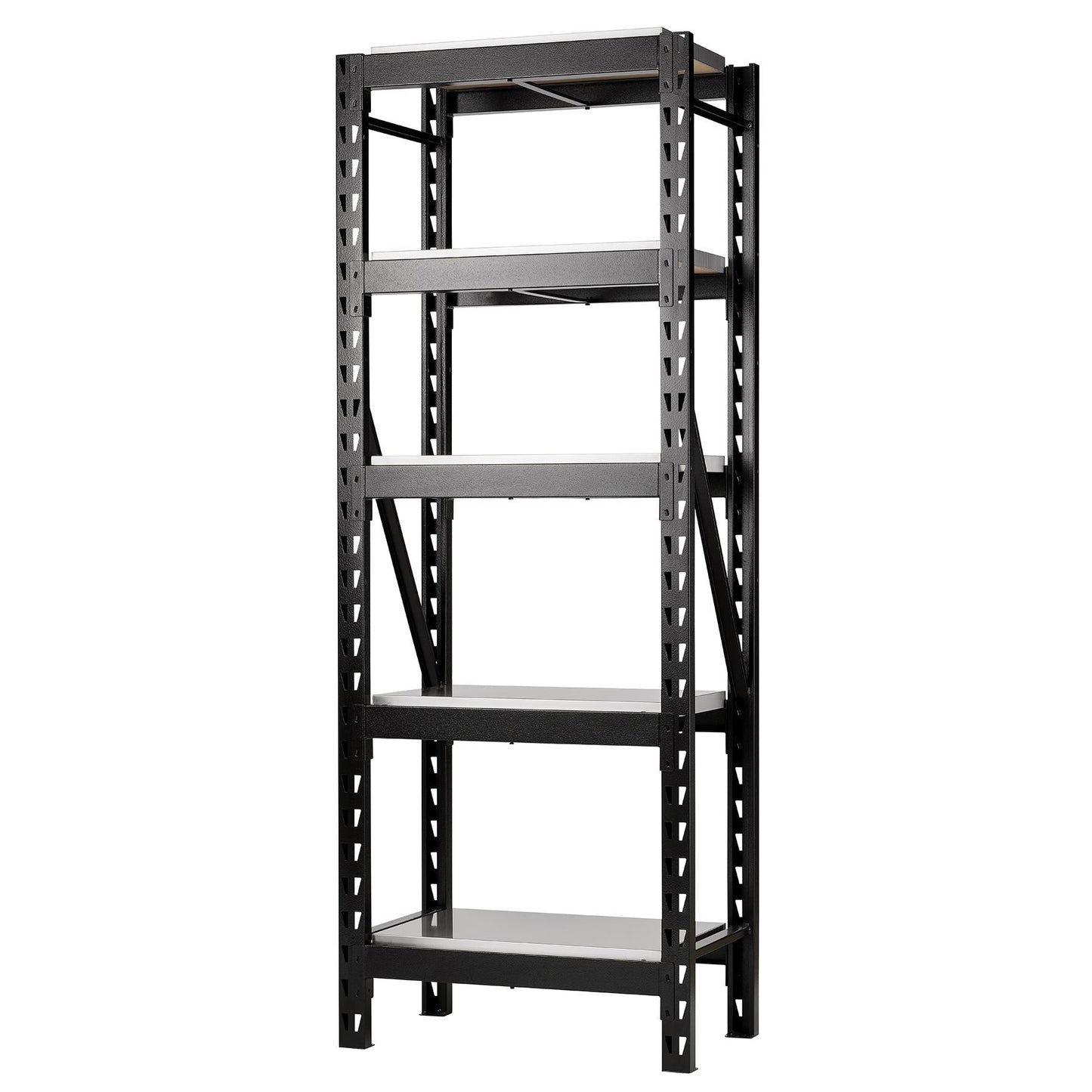 BUNKER 22 Piece Modular 5 Tier Racking with Stainless Steel Shelving, 750mm
