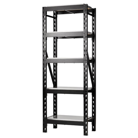 BUNKER 22 Piece Modular 5 Tier Racking with Stainless Steel Shelving, 750mm