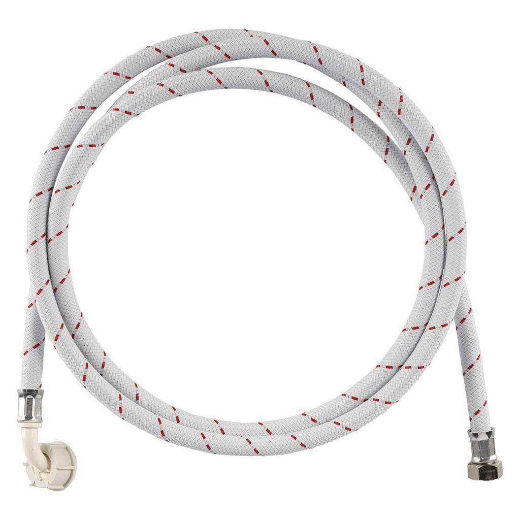 HQ Inlet hose nylon ¾" straight to ¾" Hooked 1.5m (3/4 inch) for washing machine - WAIH3434SH1N15
