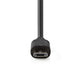 Nedis Car Charger 2.4A Fixed cable Micro USB Black CCHAM240ABK