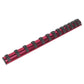Sealey Socket Retaining Rail Magnetic 1/4"Sq Drive 13 Clips AK27082