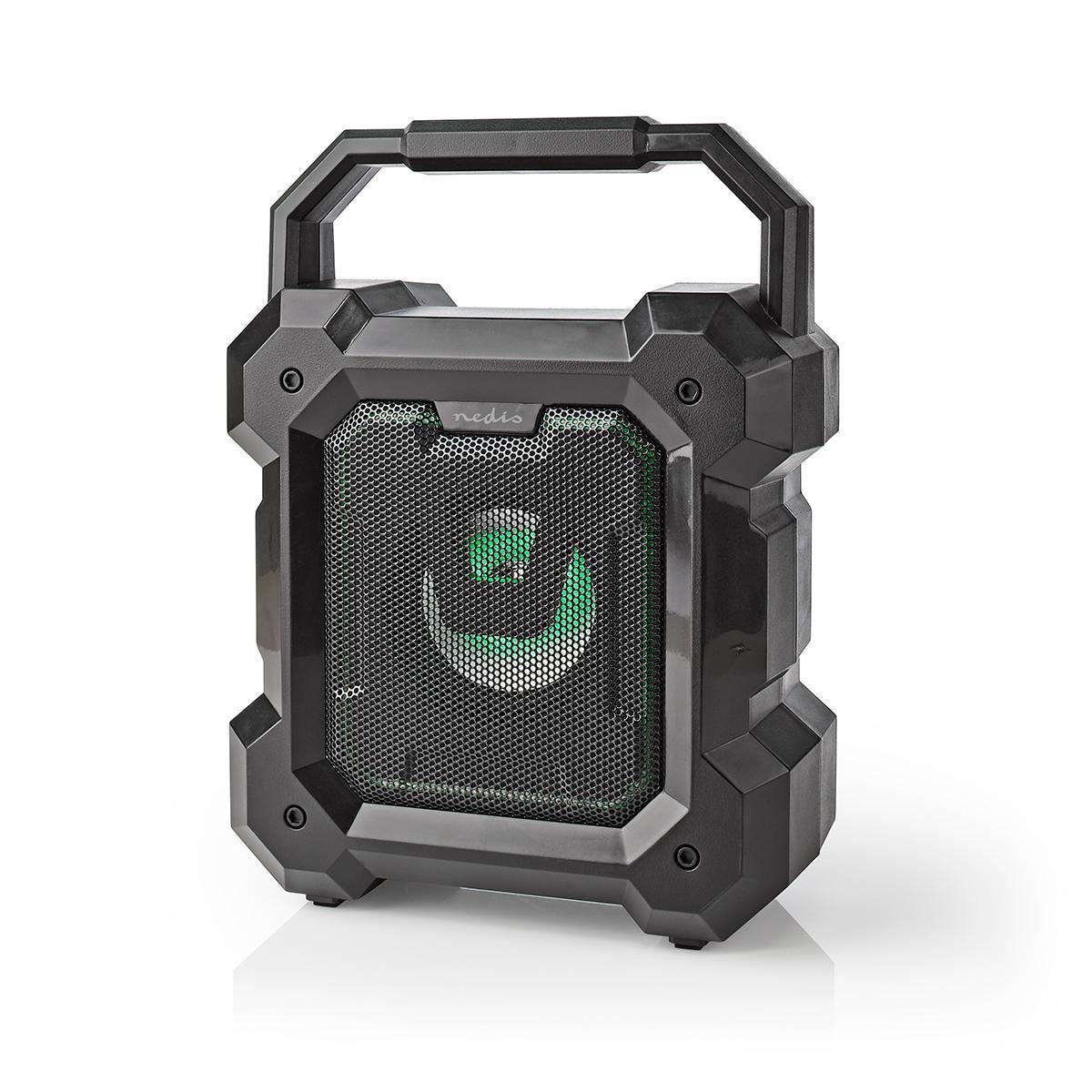 Nedis Bluetooth Speaker Battery play time up to 13 Hours 5W Mono & Microphone - SPBT1003BK