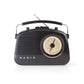 Nedis FM Radio 4.5W Carrying Handle Black RDFM5000BK