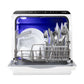 Sealey Baridi 2-4 Place Settings Mini Portable Tabletop Dishwasher, 5 Wash Functions DH224