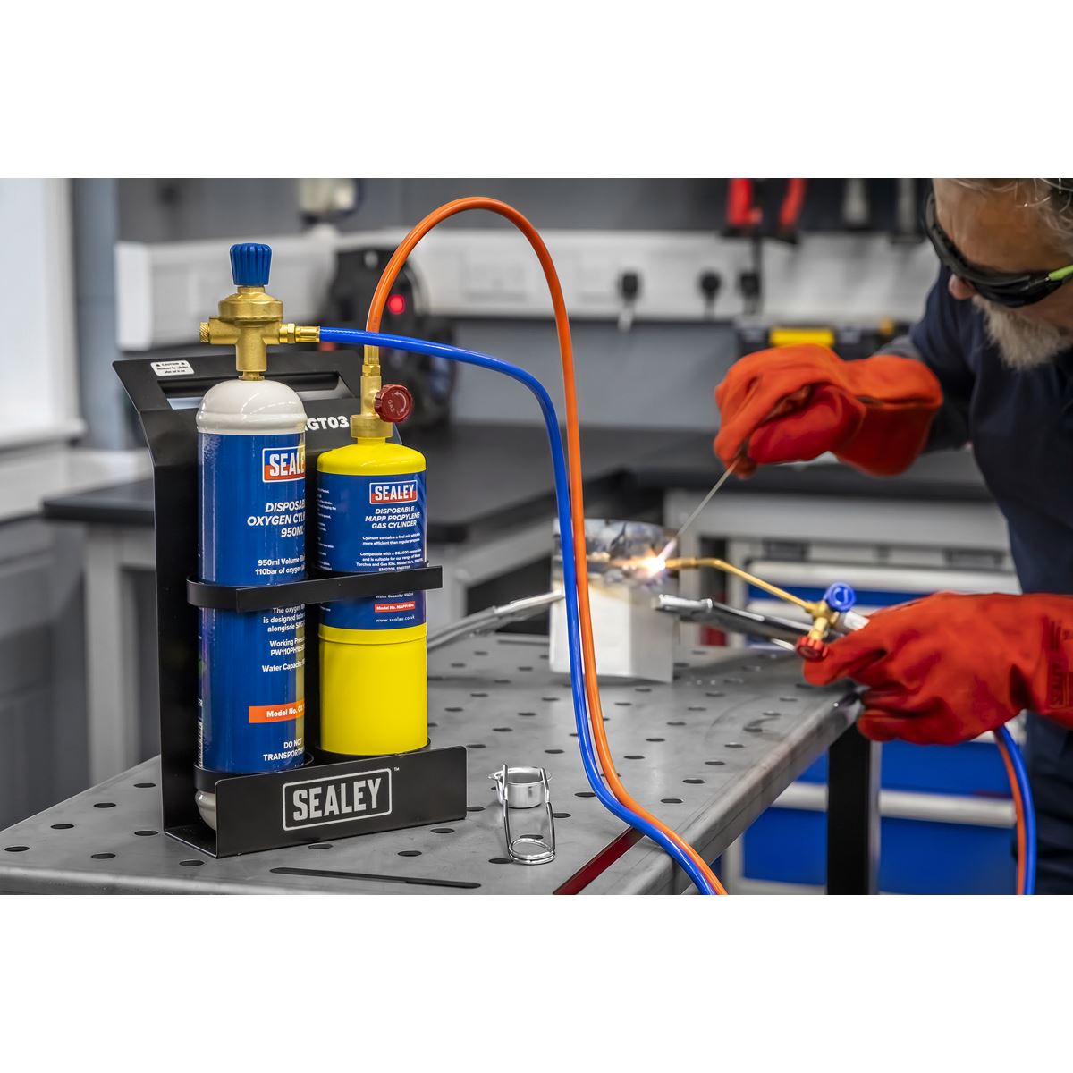 Sealey MAPP Gas & Oxygen Brazing Kit SMGT03