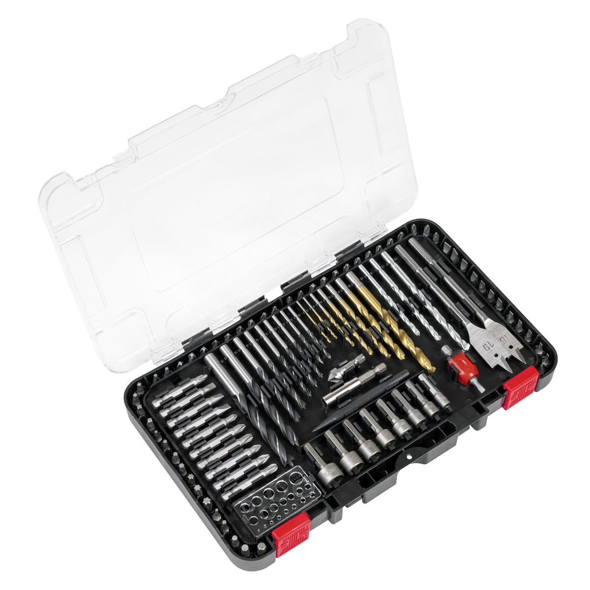 Sealey Drill & Bit Accessory Set 104pc AK47104