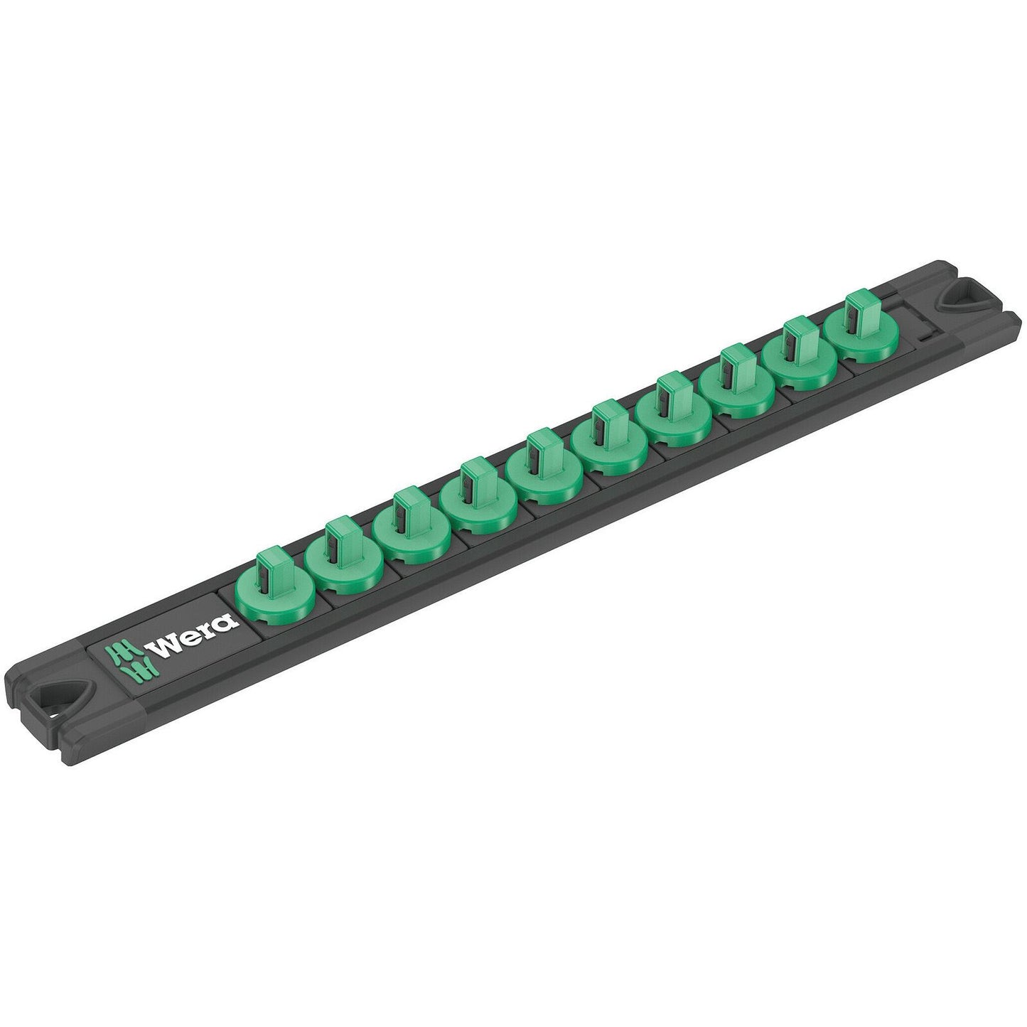 Wera 9600 Magnetic Socket Rail, 1/4" , 10 Location, Unloaded  136420