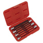 Sealey Ball-End Hex Socket Bit Set 7pc 3/8"Sq Drive 150mm Metric AK62257