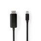 Nedis 1.4 Mini DisplayPort Male to HDMI Male Cable Black 2m - CCGB37604BK20