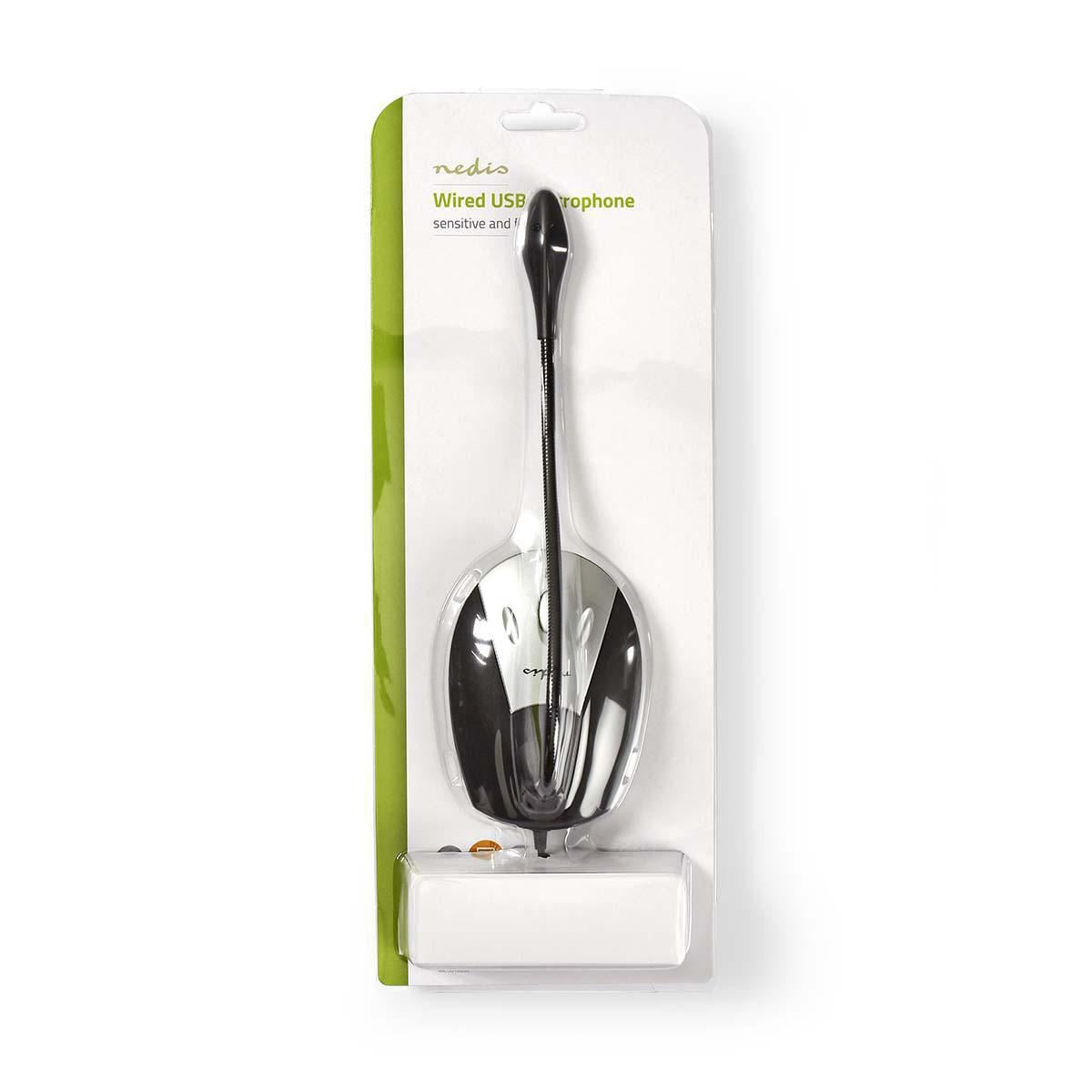 Nedis Wired Microphone USB Black/Grey MICDU100BK