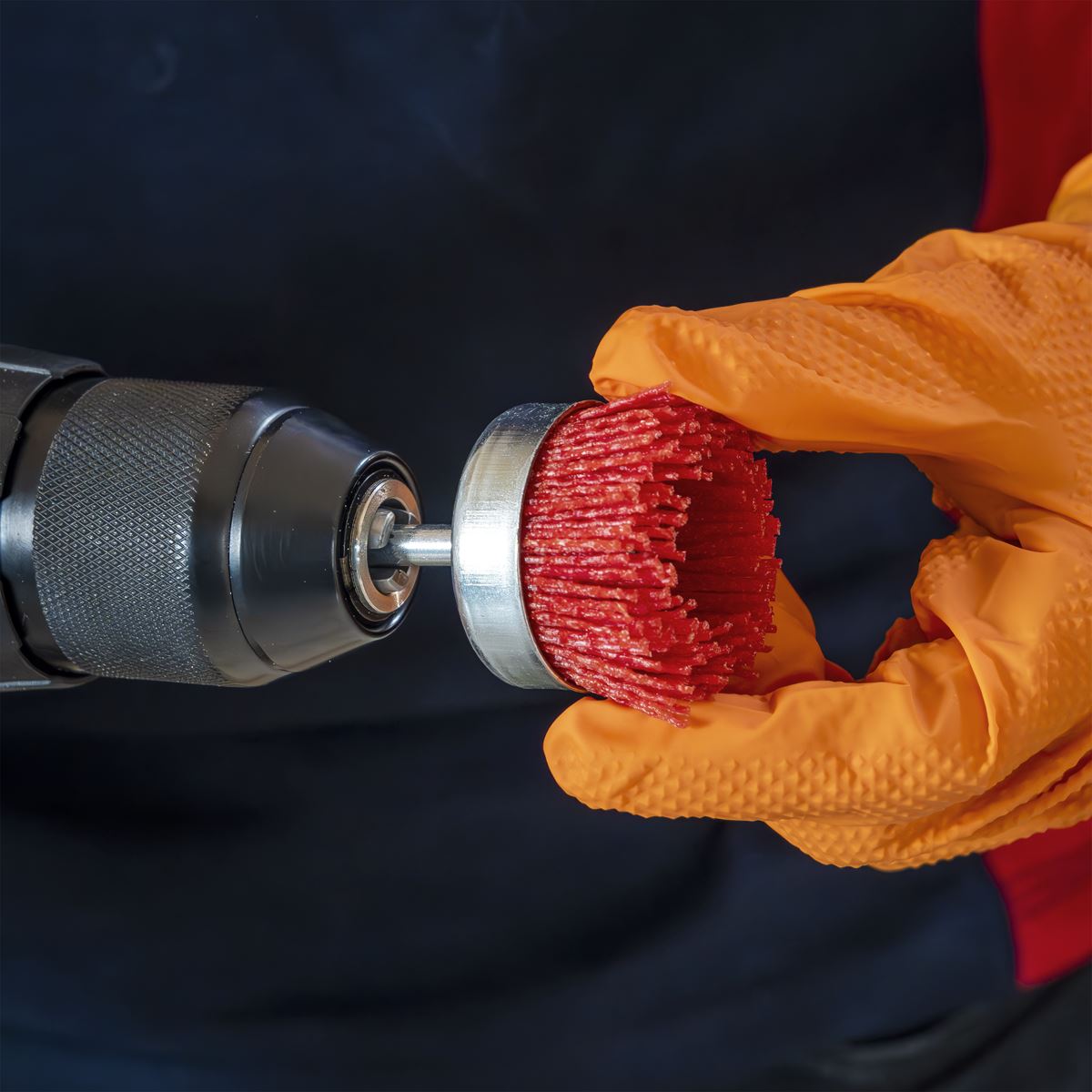 Sealey Nylon Filament Cup Brush 50mm with 6mm Shaft NFB50