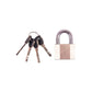 Heavy Duty 50mm Security Steel Shackle Padlock 4 Keys Outdoor Safety Lock - T0725