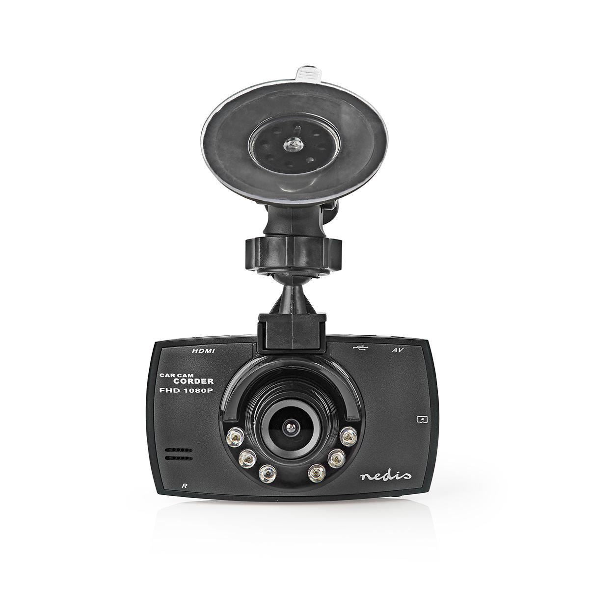 Nedis Dash Cam 1080p@30fps 12.0 MP 2.7" LCD Parking sensor Motion detection Dark - DCAM11BK