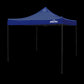 Dellonda Premium 3 x 3m Pop-Up Gazebo, PVC Coated, Water Resistant Fabric, Supplied with Carry Bag, Rope, Stakes & Weight Bags - Blue Canopy DG131