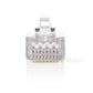 Nedis Network Connector RJ45 (8P8C) Male to 10 pieces Metal CCGB89306ME