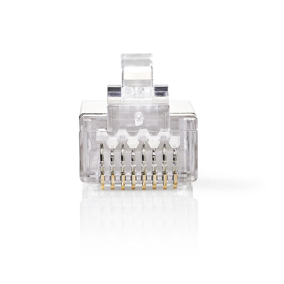 Nedis Network Connector RJ45 (8P8C) Male to 10 pieces Metal CCGB89306ME