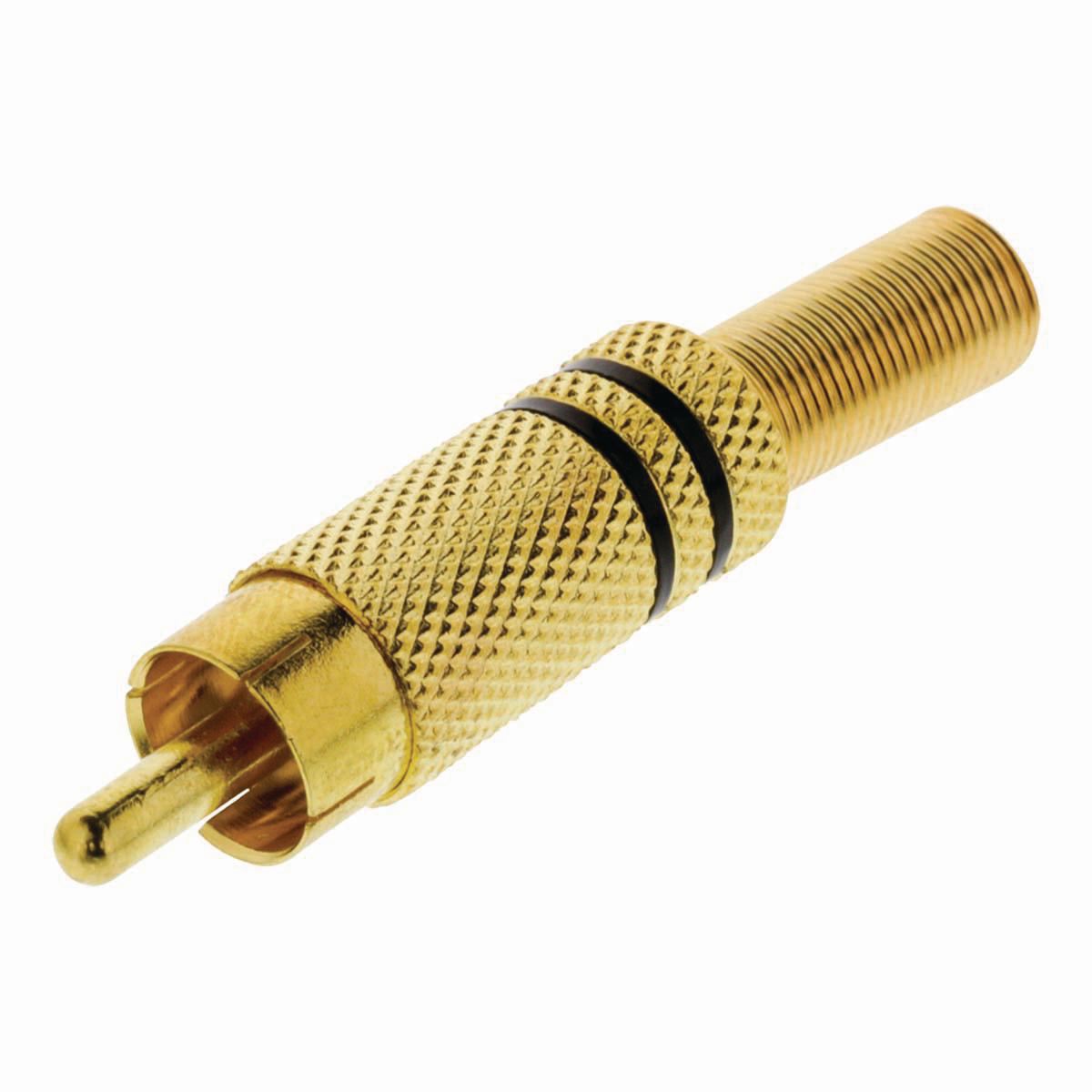 Nedis RCA Connector RCA Male 10 pieces Black CAGP24900BK