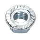 Sealey Flange Nut Serrated M6 Zinc Pack of 100 FN6