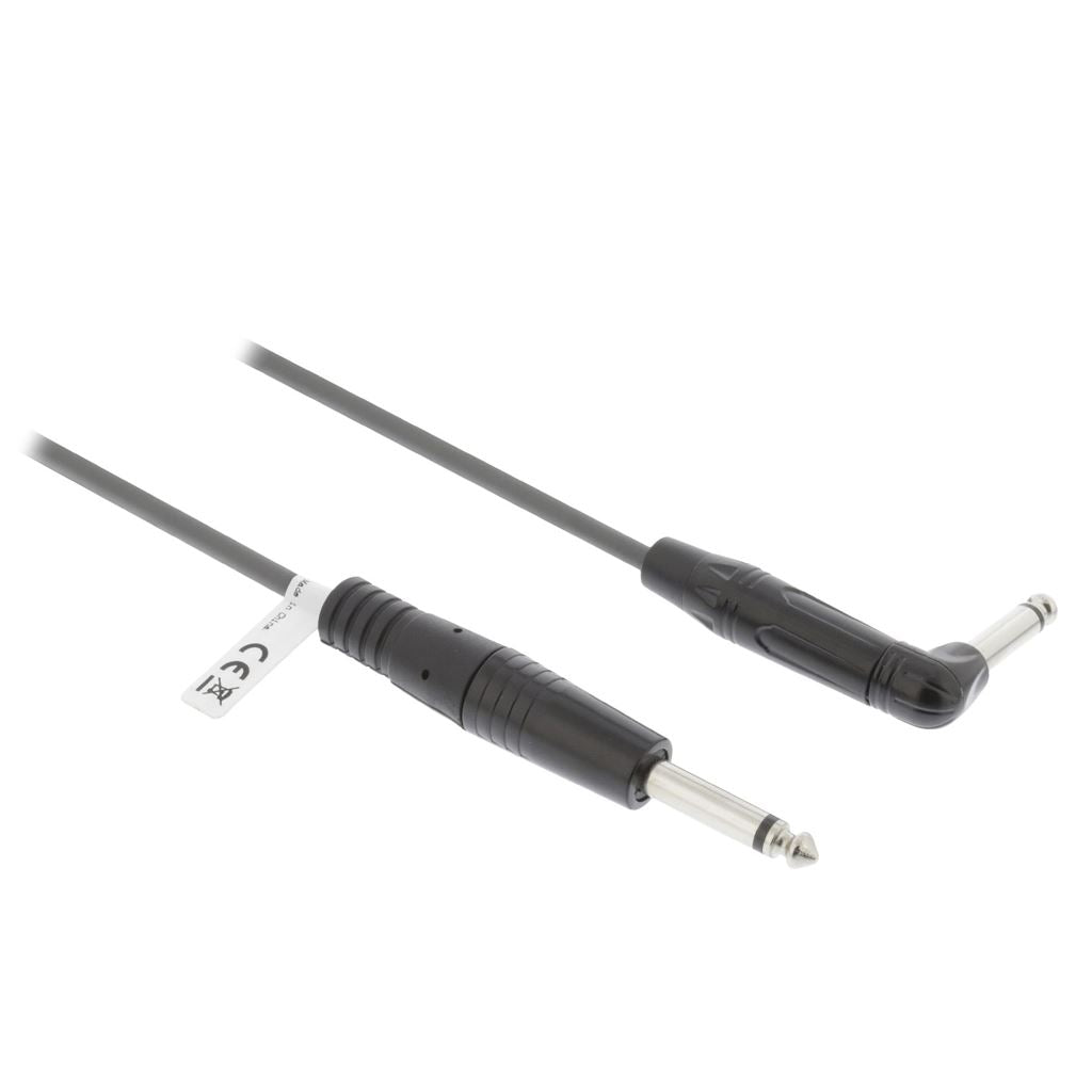 Sweex Mono Audio Cable 6.35mm Male to 6.35mm Male 1.5m Dark Grey SWOP23005E15 - COTH23005GY15