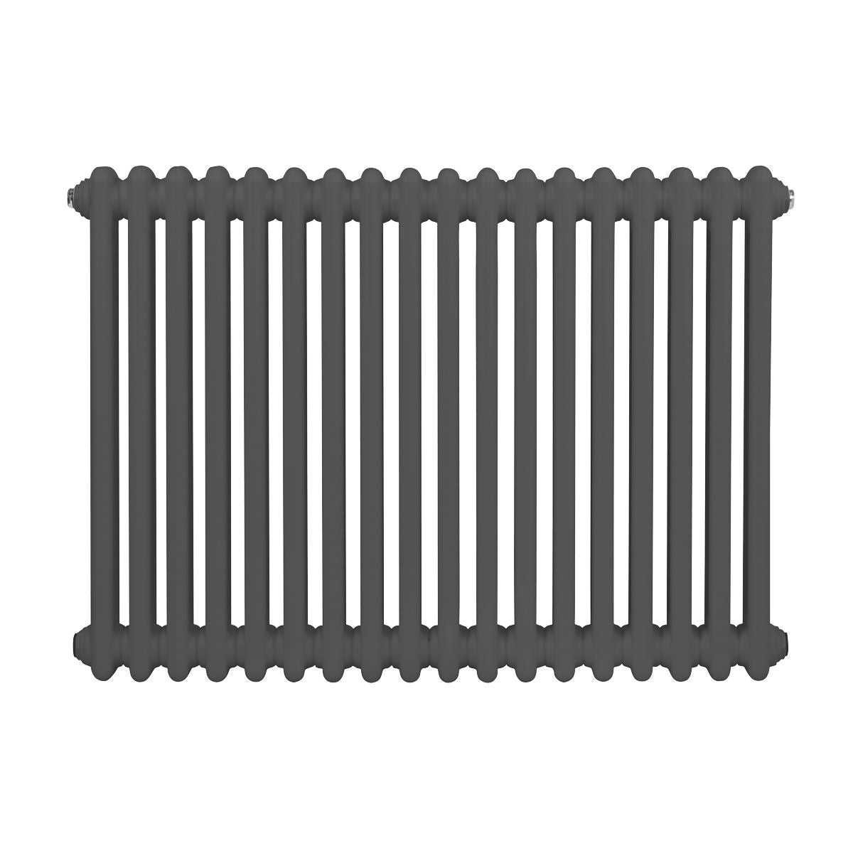 Baridi Horizontal Traditional 2 Column Radiator 600 x 832mm � Anthracite DH358