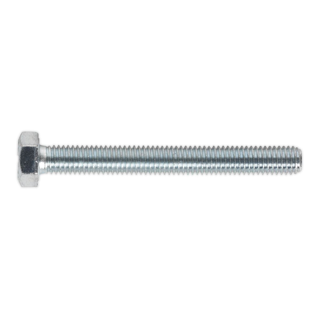 Sealey HT Setscrew M8 x 70mm 8.8 Zinc Pack of 25 SS870