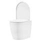 Baridi Back-to-Wall Toilet with Soft Close Seat & Rimless Flush � White DH334