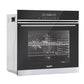 Sealey Baridi 60cm Built-In Fan Assisted, Single, Integrated 10 Function Electric Oven, Touchscreen Controls, 72L Capacity, Black/Stainless Steel DH200