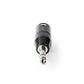 Nedis XLR Adapter Stereo XLR 3-pin Male to 6.35mm Male Black COTP15943BK