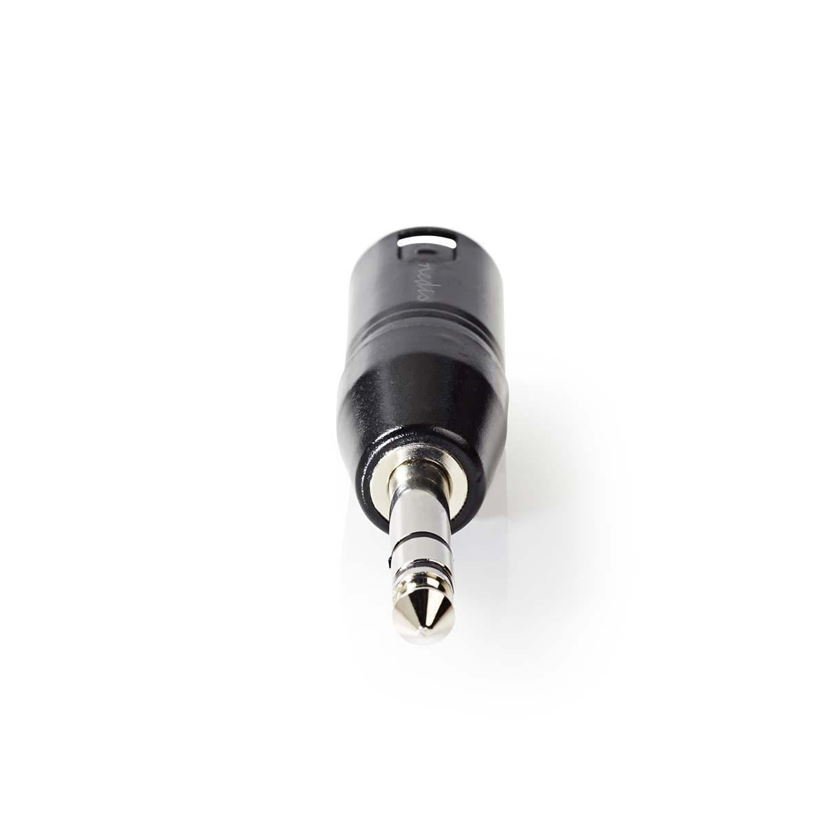 Nedis XLR Adapter Stereo XLR 3-pin Male to 6.35mm Male Black COTP15943BK