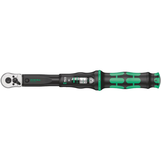 Wera Click Torque B 1 Torque Wrench/Spanner 10 - 50Nm 3/8"  Sq. 075610