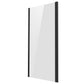 Baridi Side Panel for Sliding Shower Doors, 6mm Tempered Glass - Black DH297