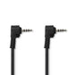 Nedis 3.5mm AV Cable 3.5mm AV Male to 3.5mm AV Male 1m Black CVGB22000BK10